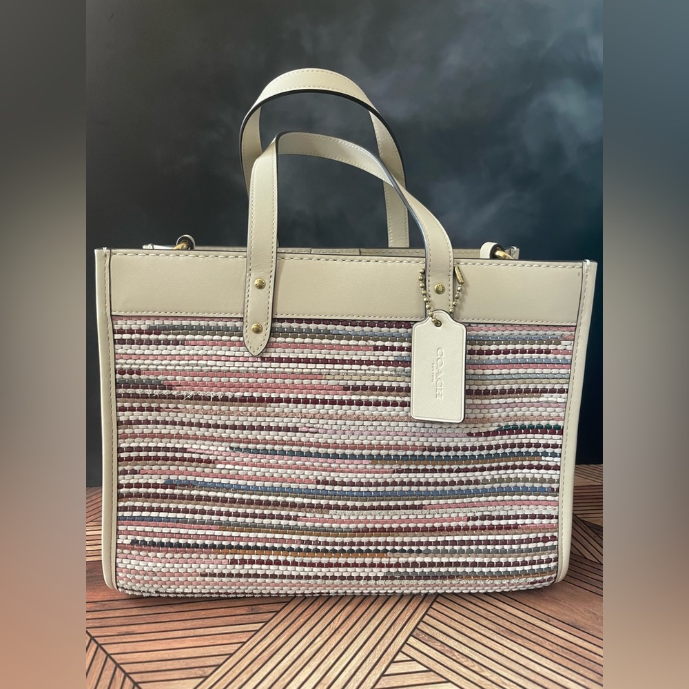 Coach Upwoven Field Tote 30